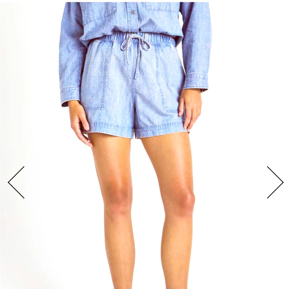 Splendid drawstring, denim shorts, size medium